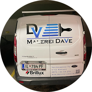 Firmenwagen von Malerei Dave